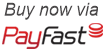 Buy now via Payfast logo